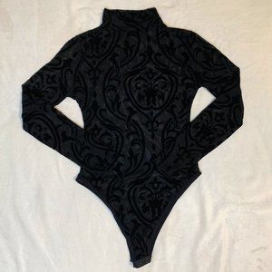 Mesh Long Sleeve Bodysuit